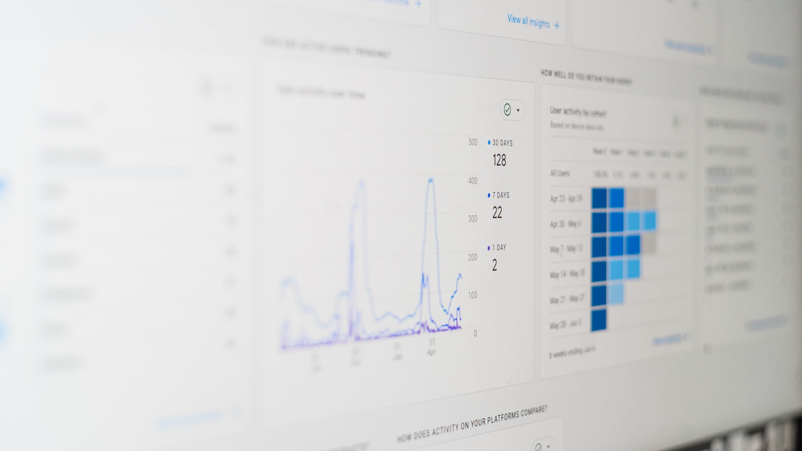 Analyst reviewing weather data dashboards
